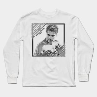 Bruce Leroy in Black & White Frame Concept Long Sleeve T-Shirt